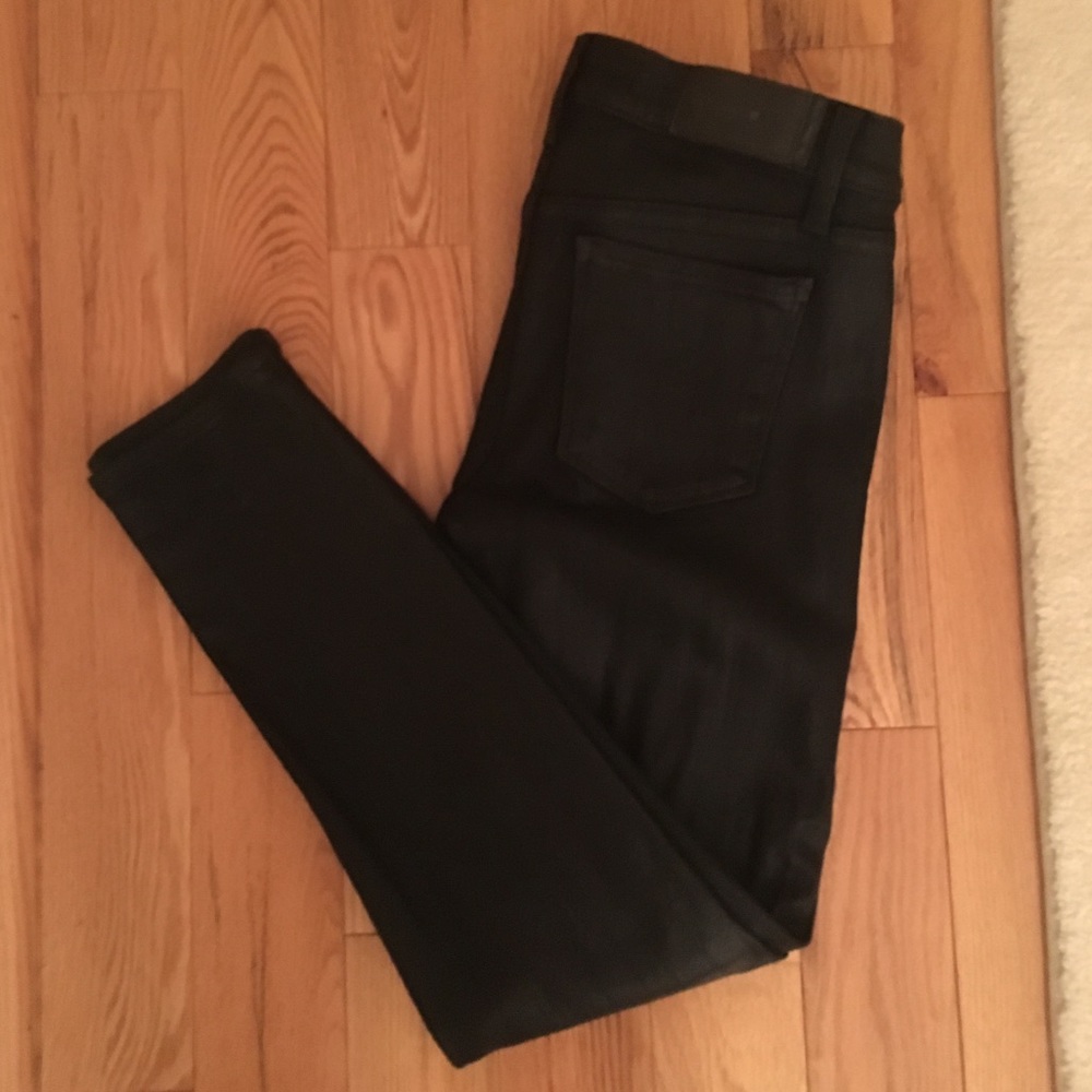 Joe’s Jeans Waxed Black Skinny Jeans